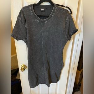 Mono B grey long shirt with pockets